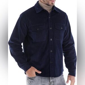 CYPERROCK Men's Corduroy Jacket Lightweight Shacket Long Sleeve Casual XL NWT